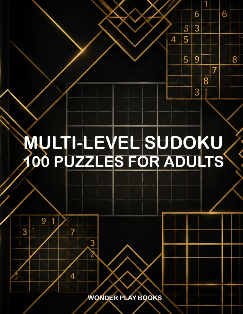 EASY TO HARD SUDOKU: 100 PUZZLES FOR ADULTS