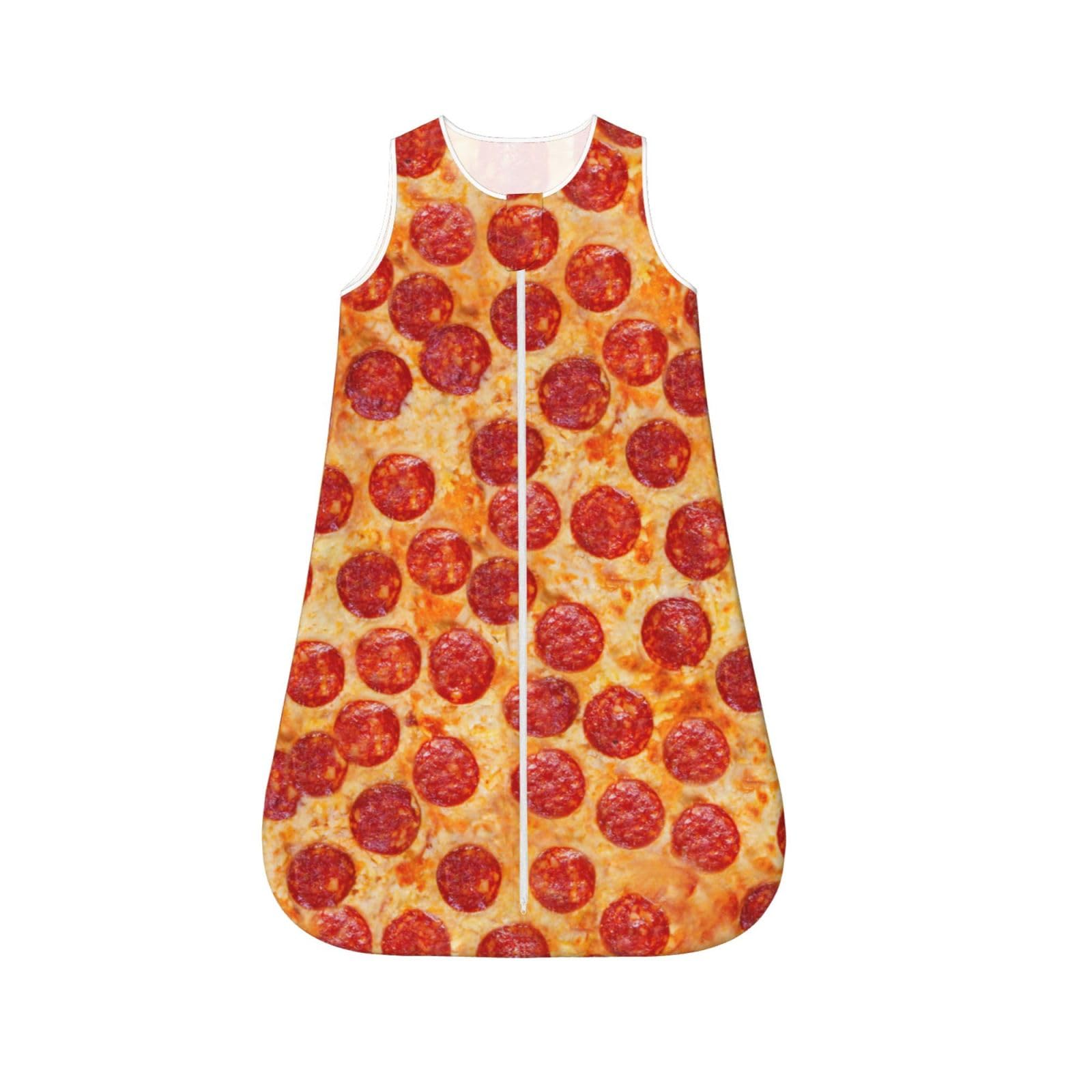 Pizza Sleep Sack Wear Blanket Soft Sleeping Bag Small