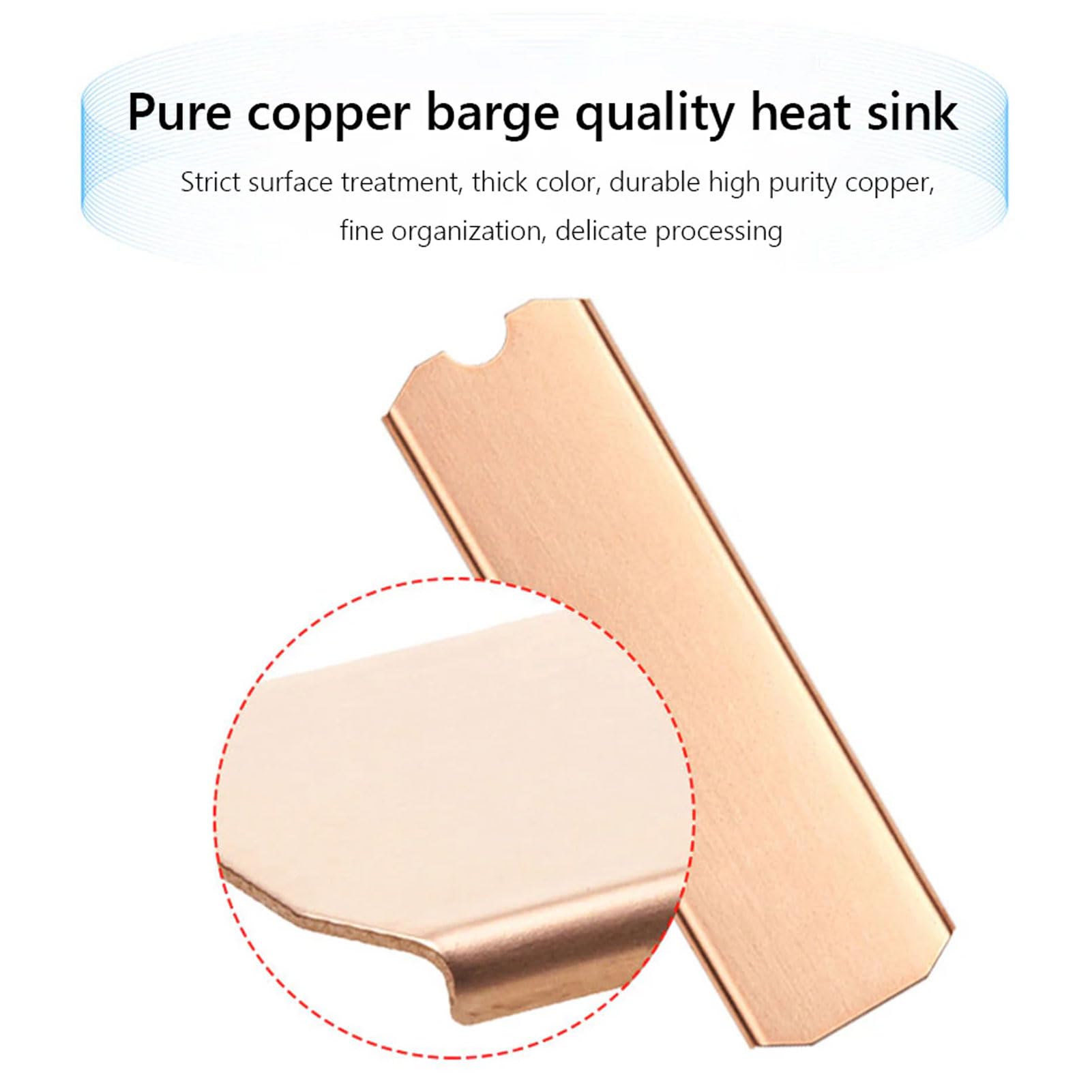 HURRISE Dissipateur De Chaleur SSD PCIE PCIE M.2 2280 SSD Dissipateur Thermique En Alliage D