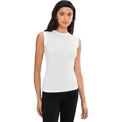Norma Kamali Sleeveless Top snow white