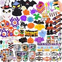 nicknack 261pcs Halloween Party Bag Fillers for Kids, Bulk Toys Party Favors, Halloween Pinata Fillers Prizes, Trick or Treat Classroom Rewards Prizes Party Games