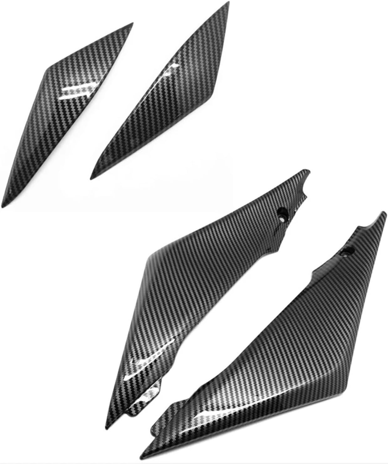 Carbon Fiber Color Gas Tank Side Cover Fairing Compatible with Suzuki GSX-R GSXR 1000 2005-2006 K5 K6 4X, huang1994xin