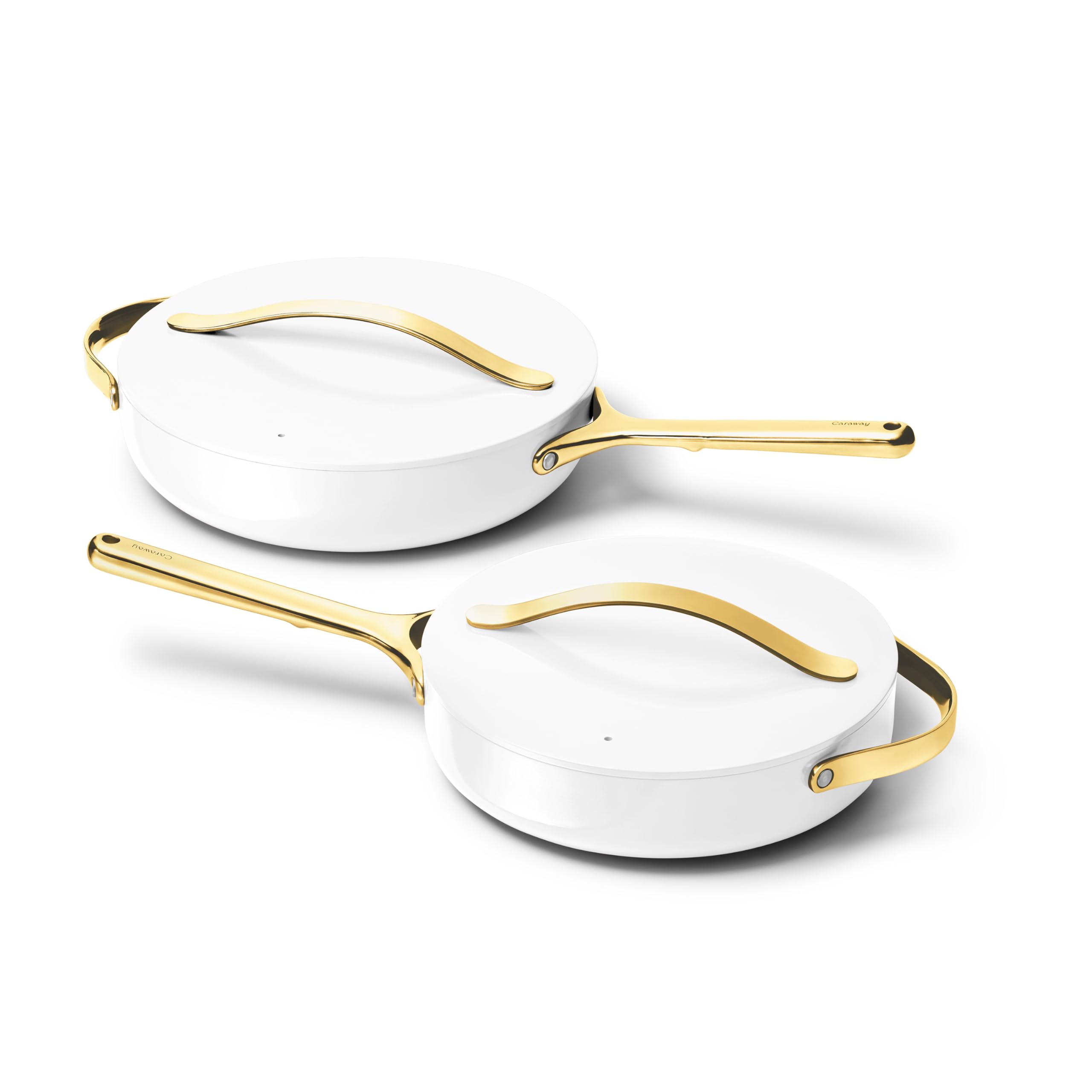 Caraway 4-Piece Sauté Pan Duo with Lids