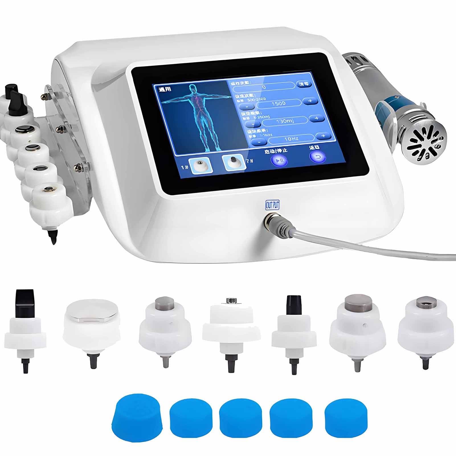 Machine shockwave therapy pour détendre les tissus profonds après le sport