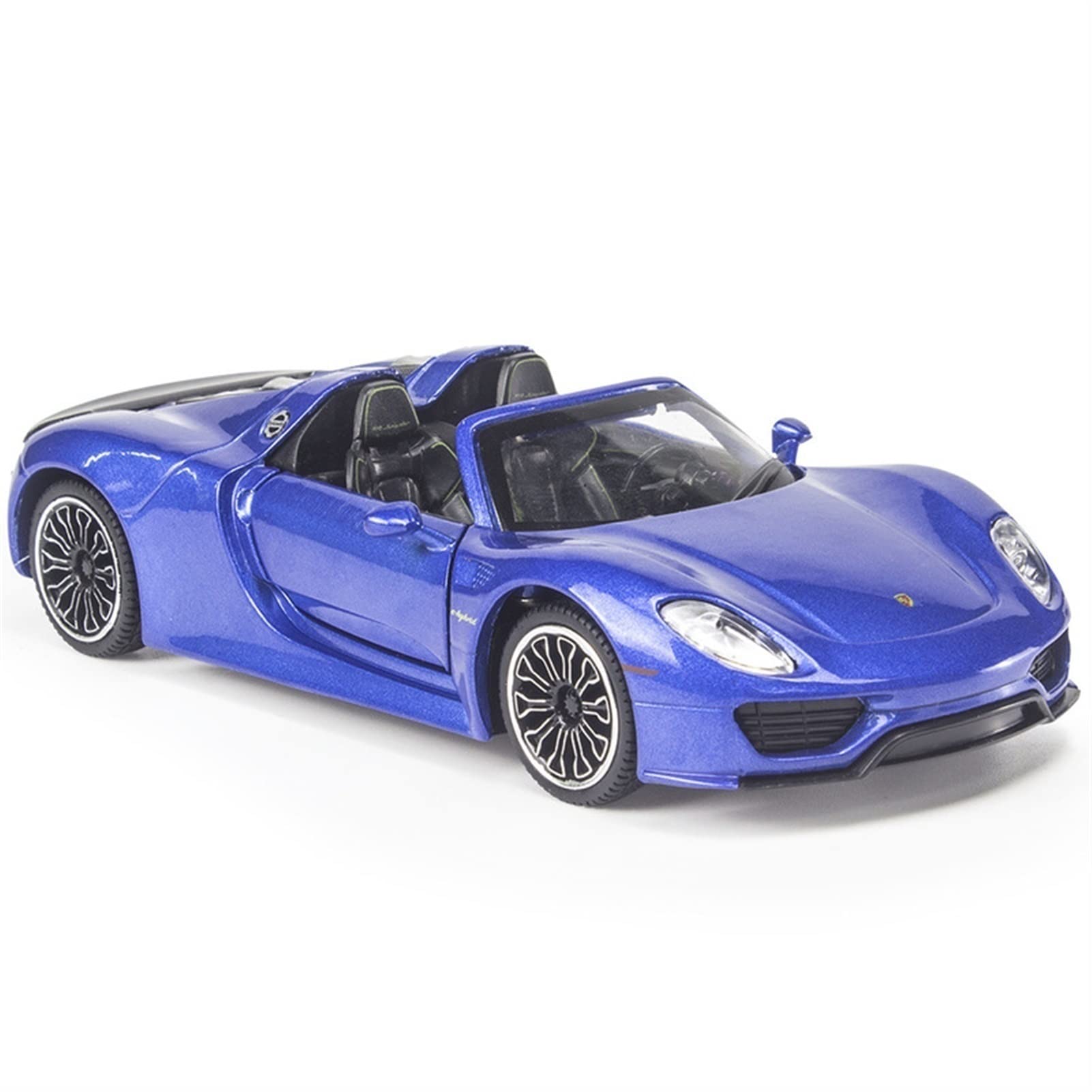 USCAA 1:32 For Porsc-he 918 Spyder Car Alloy Car Model Simulation Car Decoration Collection Gift Toy Die Casting Model Boy Toy