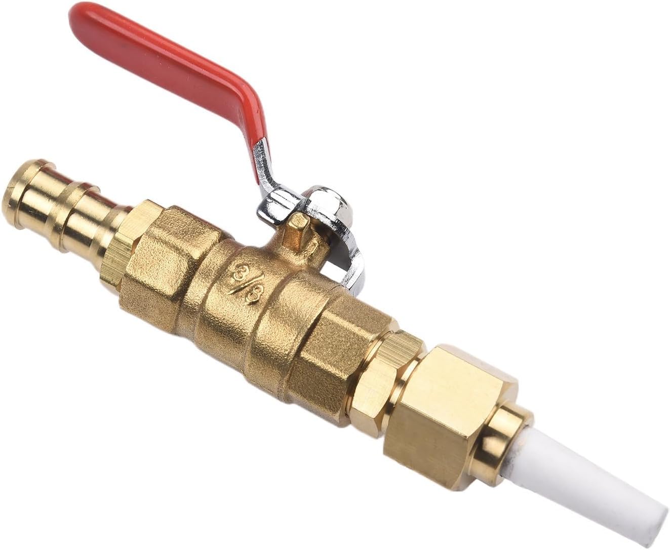Industrial Grade Sandblaster with Ceramic Nozzle and Brass Ball Valve for Efficient Exterior Treatment