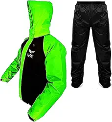 Capa De Chuva Motoqueiro Nylon Emborrachado Impermeável Nave