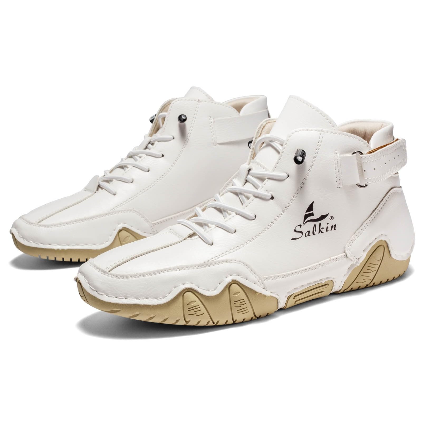 Genérico Zapatillas de Deporte Hombre,Vestir Botas Baloncesto Color sólido Informales Zapatos Casuales con Plataforma Urbanos para Entrenamiento al Aire