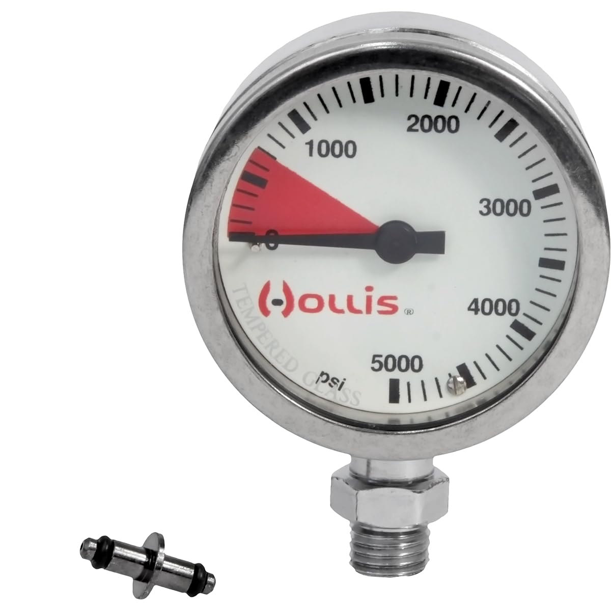 HOLLIS PRESSURE GAUGE MODULE PSI -- METAL W/O BOOT