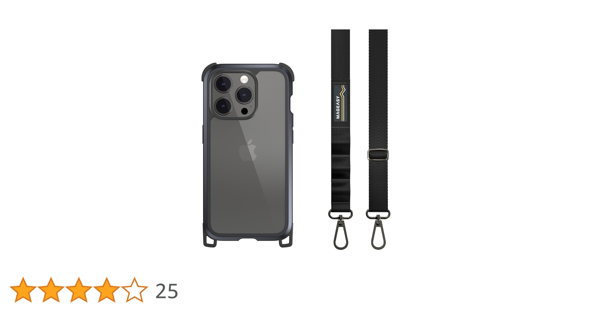 Amazon.co.jp: 【MagEasy】 iPhone 15 Pro 対応 ケース 斜めがけ 首