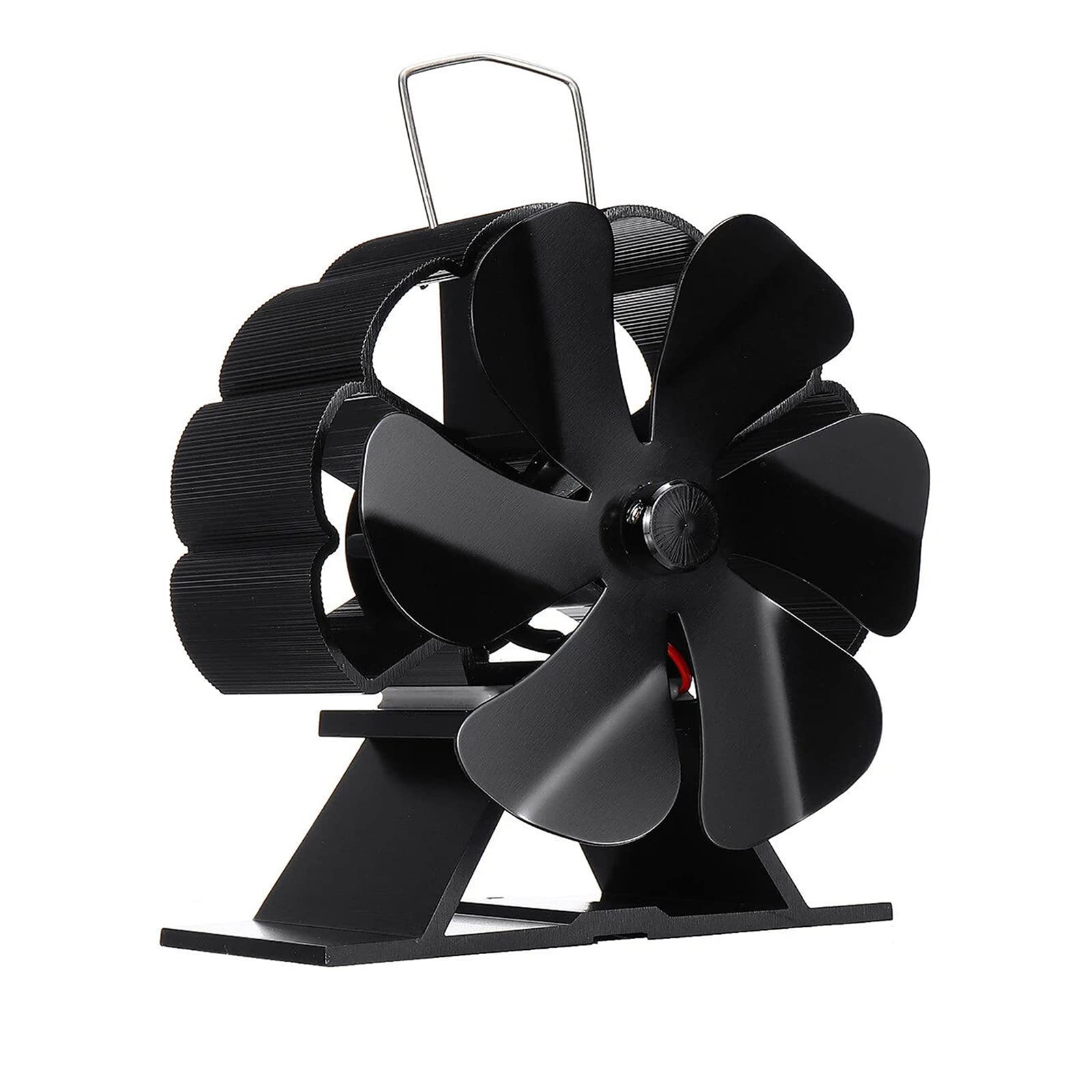 Wood Stove Fan, 6 Blades Small Log Burner Fan with Stove Thermometer,  Silent Heat Powered Mini Stove Fan for Fireplace, Eco Friendly Heat  Circulation, 1400 RPM, 160-220 CFM : Amazon.co.uk: DIY u0026 Tools