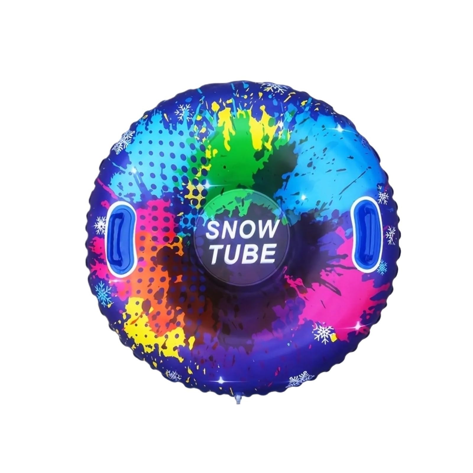 Tubo da Neve Gonfiabile Slitta Gonfiabile Resistente, Slitta Pieghevole in PVC colorato for Snow tubing Invernale, Sci e Divertimento all'Aria Aperta