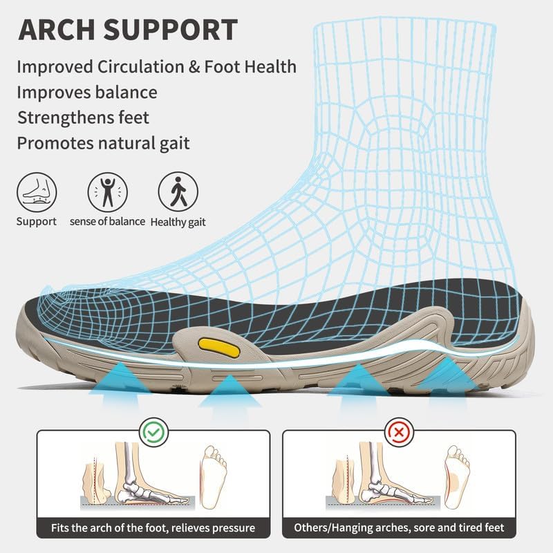 Barefoot Shoes Men Cross Trainer Sneakers Wide Toe Box Minimalist Training Shoes Zero Drop Tennis Ground Feel for Gym Workout Lifting Trail Running Outdoor Hiking Climbing Work Walking Travel Sports