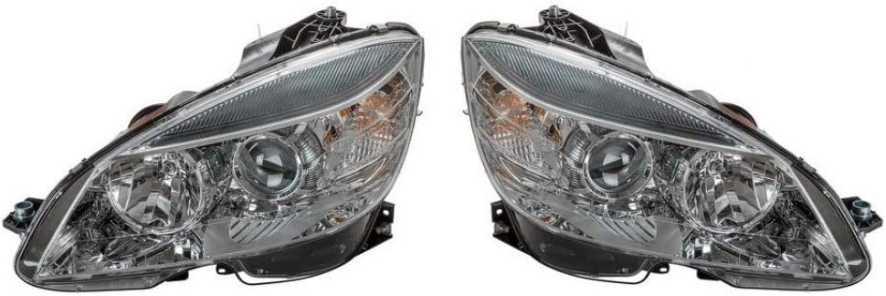 CarLights360: For 2008-2011 Mercedes-Benz C300 Headlight Assembly Driver and Passenger Side DOT Certified w/Bulbs-Replaces MB2502163 MB2503163