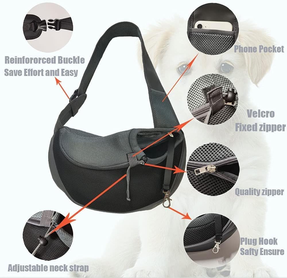 Comfort & Convenience: The Ultimate Dog Pet Sling Carrier Review