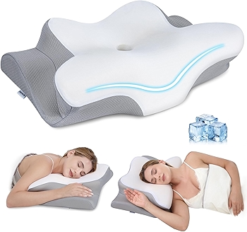 Ergonomic Cervical Neck Pillow for All Sleep Positions