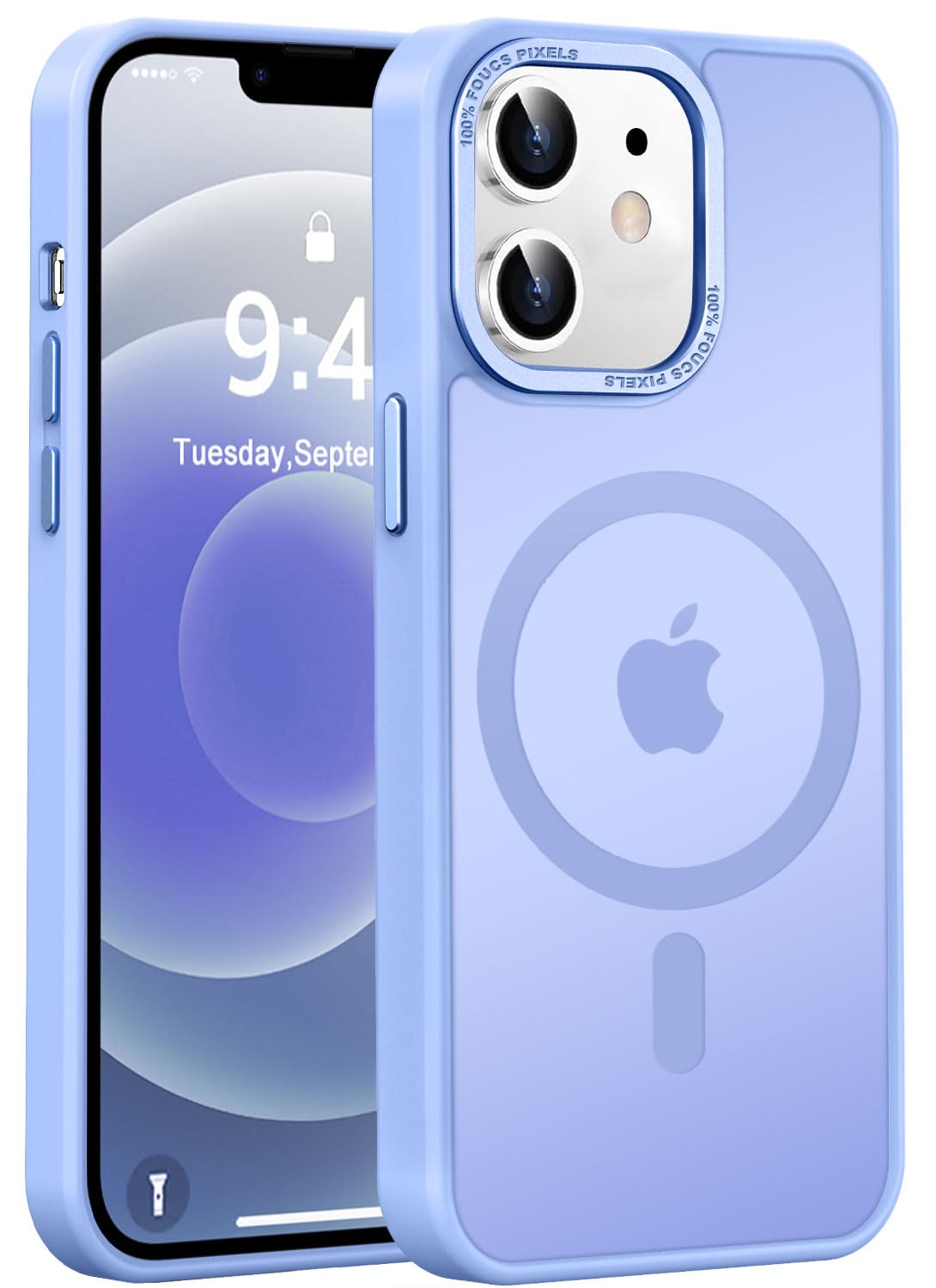 Newfuture Strong Magnetic Compatible with iPhone 17 Pro Case [13 FT Military Drop Protection] [Compatible with Magsafe] Slim Translucent Matte Shockproof with Anti-Fingerprint Phone Case, Tender Pink — view 28