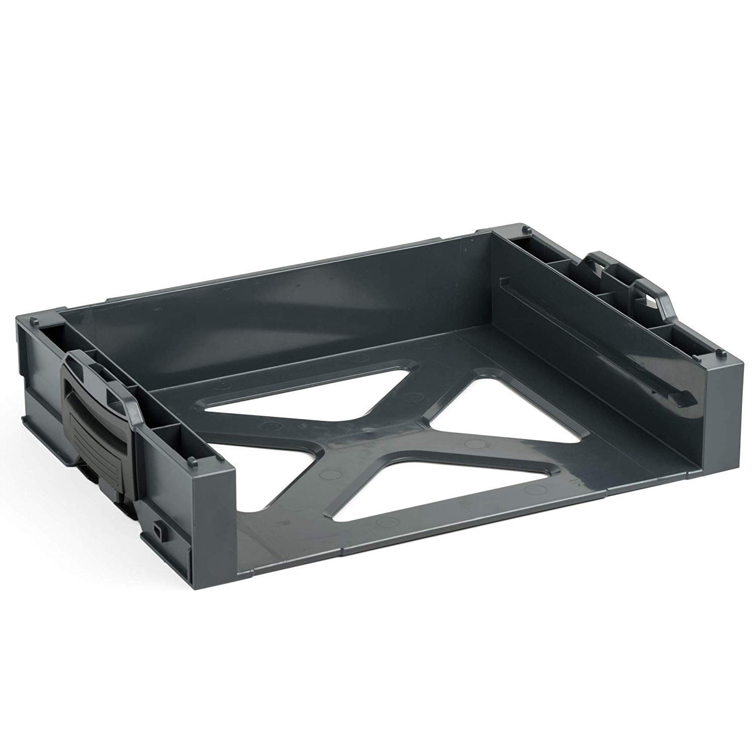 L-BOXX Sortimo i-Rack aktiv anthrazit bestückt mit LS-Schublade 72 schwarz