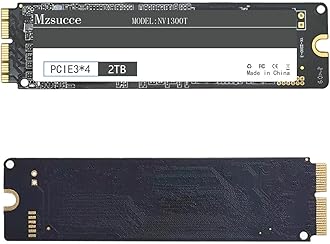 2TB SSD for MacBook Pro A1398 A1502(2013-2015)/ MacBook Air A1466 A1465(2013-2017) SSD NVMe PCIe Gen3x4,High-Performance Internal SSD, Expanded Upgrade and Storage for MacBook Pro.(TB, 2)