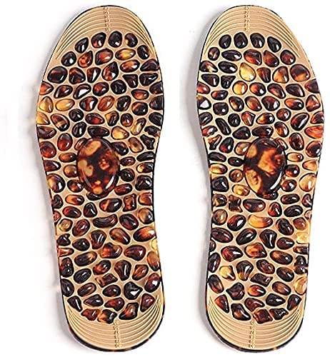 Plantillas magnéticas de masaje Plantilla de masaje de pies for hombres y mujeres, reflexología podal, descompresión, alivio del dolor, pedicura for adultos, mejora la circulación sanguínea.(S(35*40))