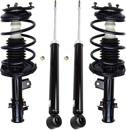 Miniatura 14 de Detroit Axle - Kit de amortiguadores de 4 puntales para Ford Escape 14-19, 2 puntales delanteros con resorte helicoidal 2 amortiguadores traseros