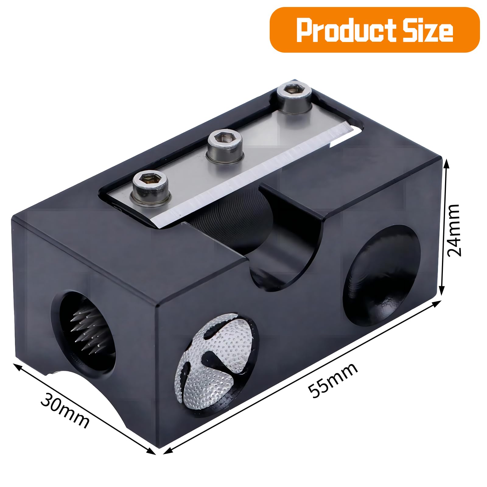 8 in 1 Punta da Biliardo Strumento, Multifunzionale Riparazione Punta Shaper, Stecca Accessorio Lama Pinprick, Biliardo Pool Cue Puntali Strumento, Cue Trimmer/Burnisher/Shaper/Tapper