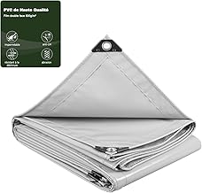 Laneetal Untra Heavy Duty Waterproof PVC Coated Polyester Tarpaulin 500 g/m² High Density with Eyelets Choice of Size/Colour Choice of Size / Colour for Outdoor Truck Garden Furniture