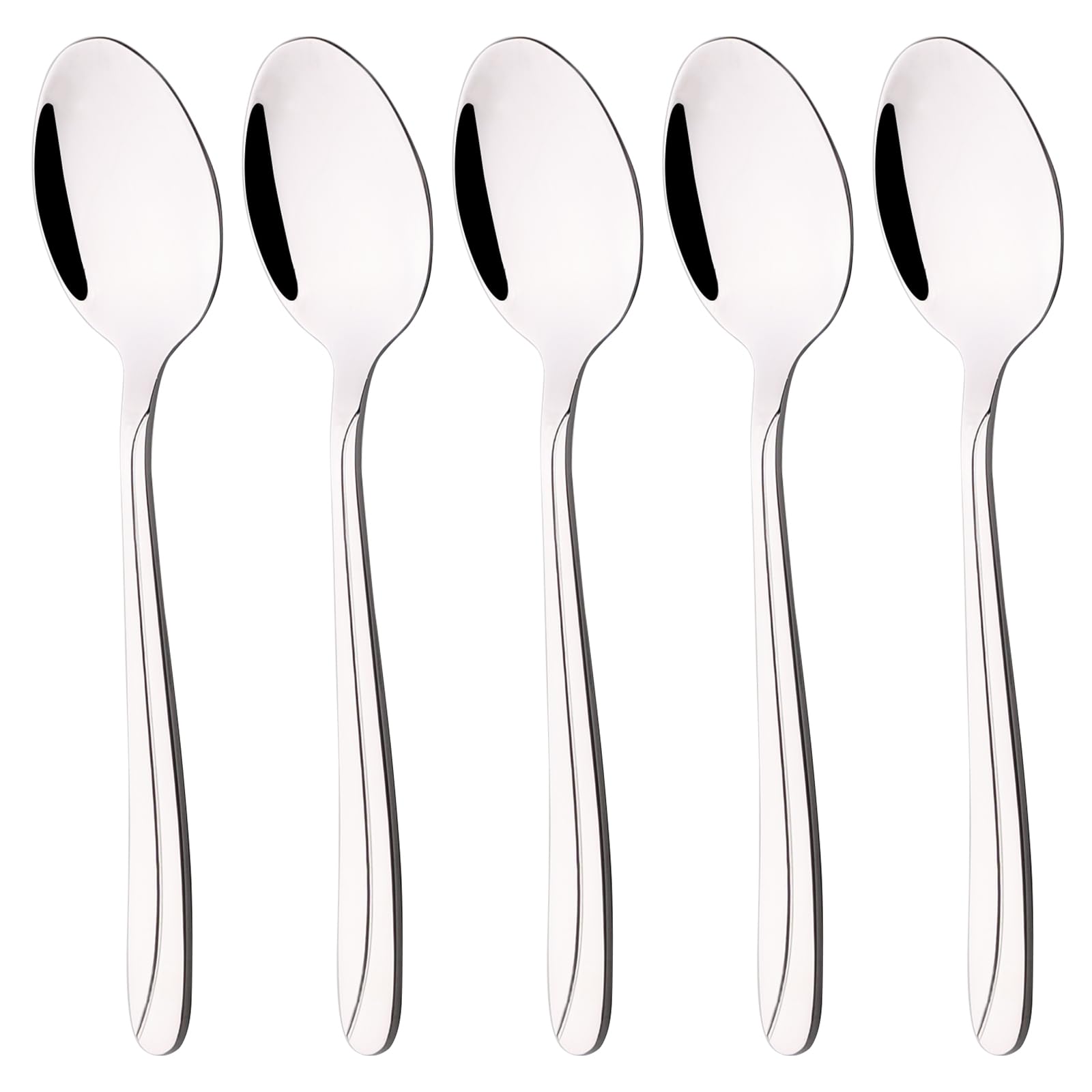 Petites cuillères à dessert inox Gloreen lot de 12 cuillères à café et gâteau durables