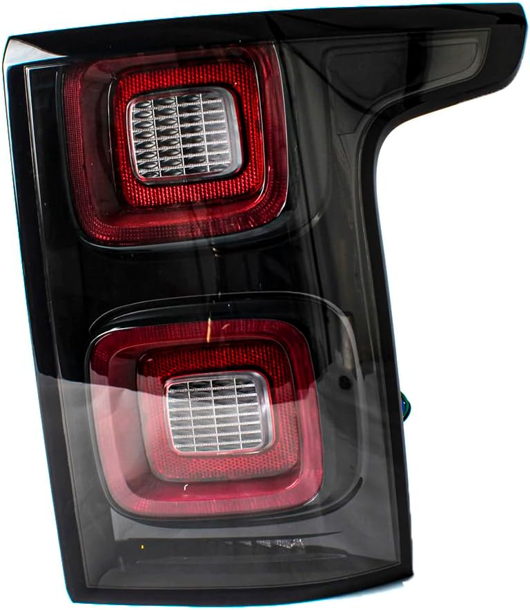 Rear Tail Lights Assembly Fit for 2013 2014 2015 2016 2017 2018 2019 2020 Land Rover Range Rover L405, LED TailLights For LR098346 (Double Red Frame,Right Passenger Side)
