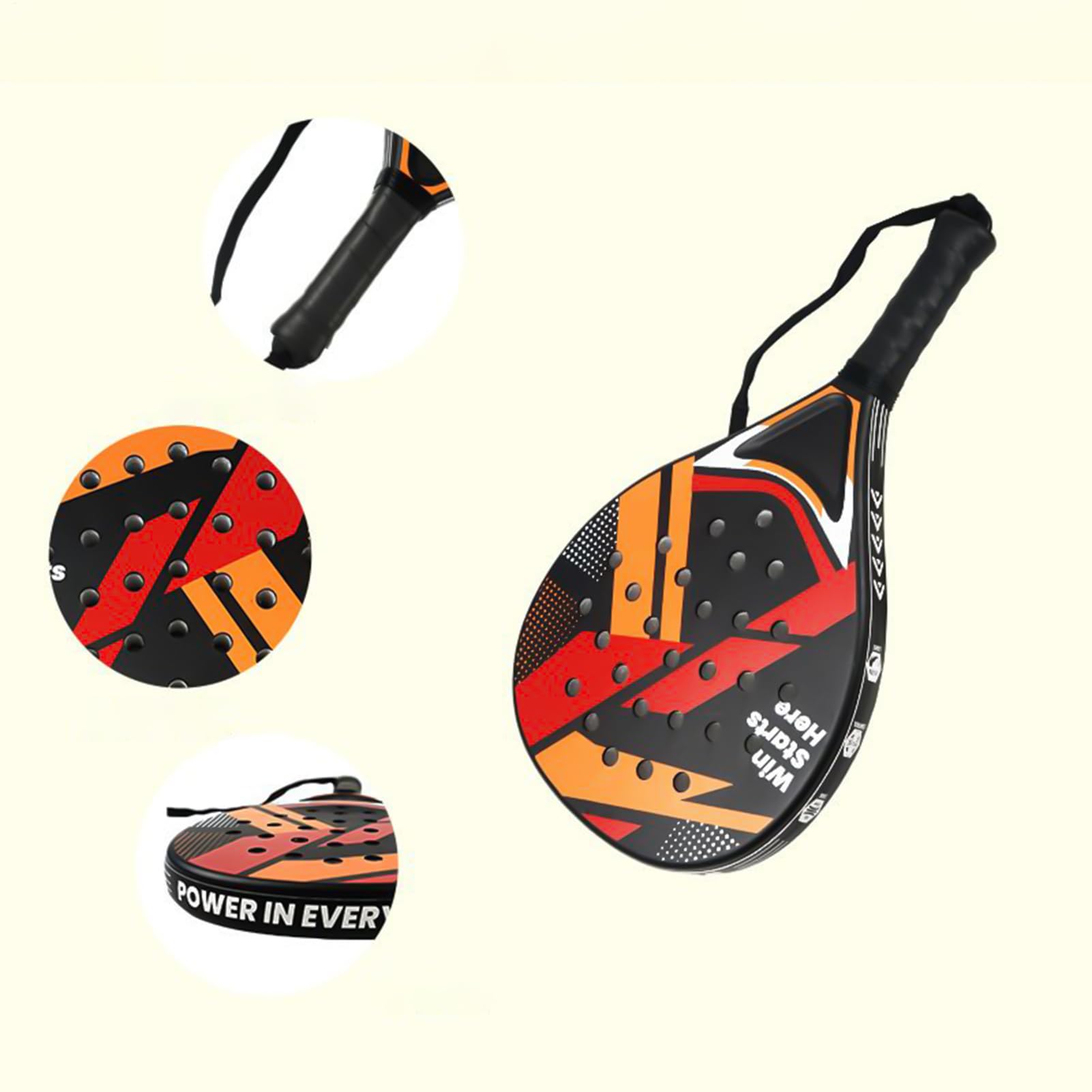 Raquette de Tennis pour Adultes Équipement Sportif Léger et Antidérapant | Set de Tennis de Loisir pour Adultes pour Femmes Jeunes Plage Intérieur Jardin Entraînement Sport Loisirs