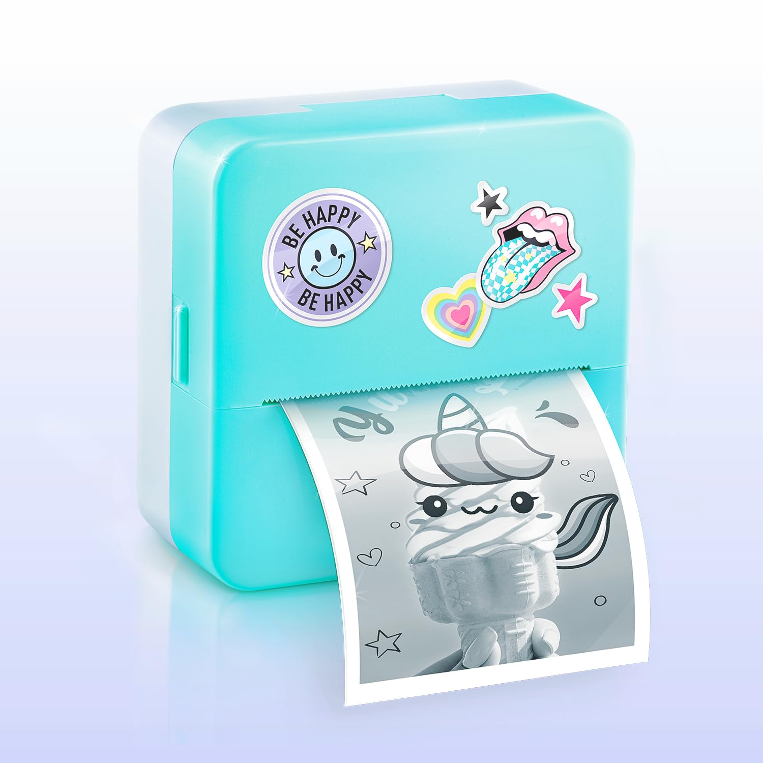 Canal Toys Natychmiastowa kieszonkowa drukarka fotograficzna Creator-termiczna i ekonomiczna drukarka-CLK 017, niebieska