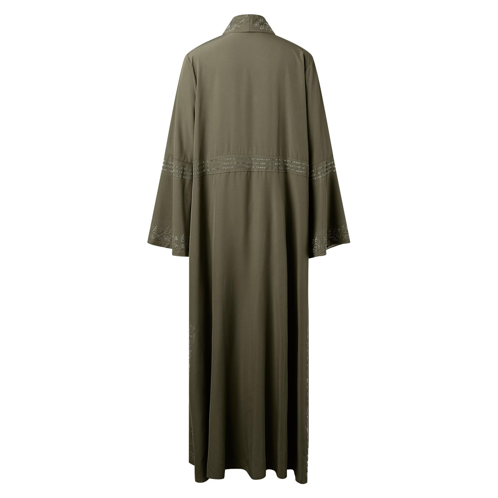 Muslimische Kleidung Damen Satin Maxikleid Dubai Ramadan Islamischer Roben Abaya Muslim Gebetskleidung Arabische Kleidung Frauen Lässige Elegantes Kaftan Kleidung