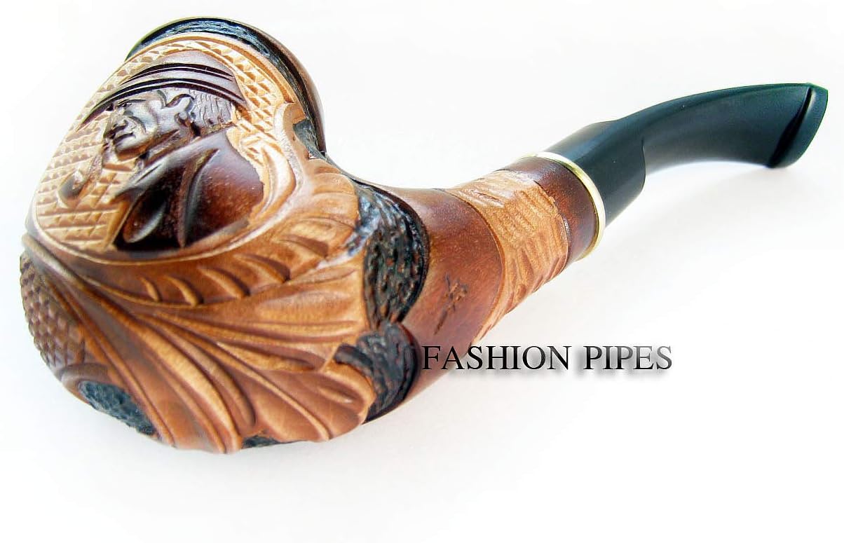 "Detective" Watson Tobacco Smoking Pipe + Pouch! Designed for Pipe Smokers (Wood)