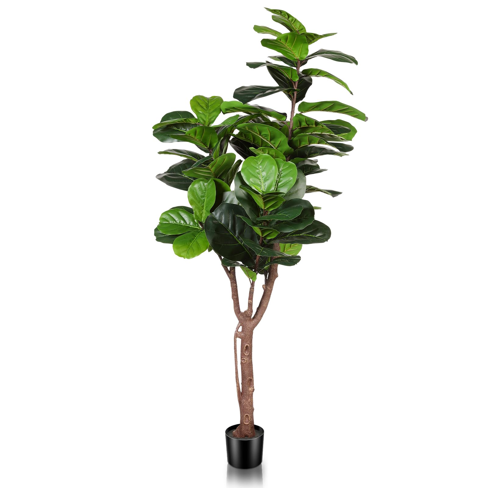 LYERSE Artificial Fiddle Leaf Fig Tree 5FT