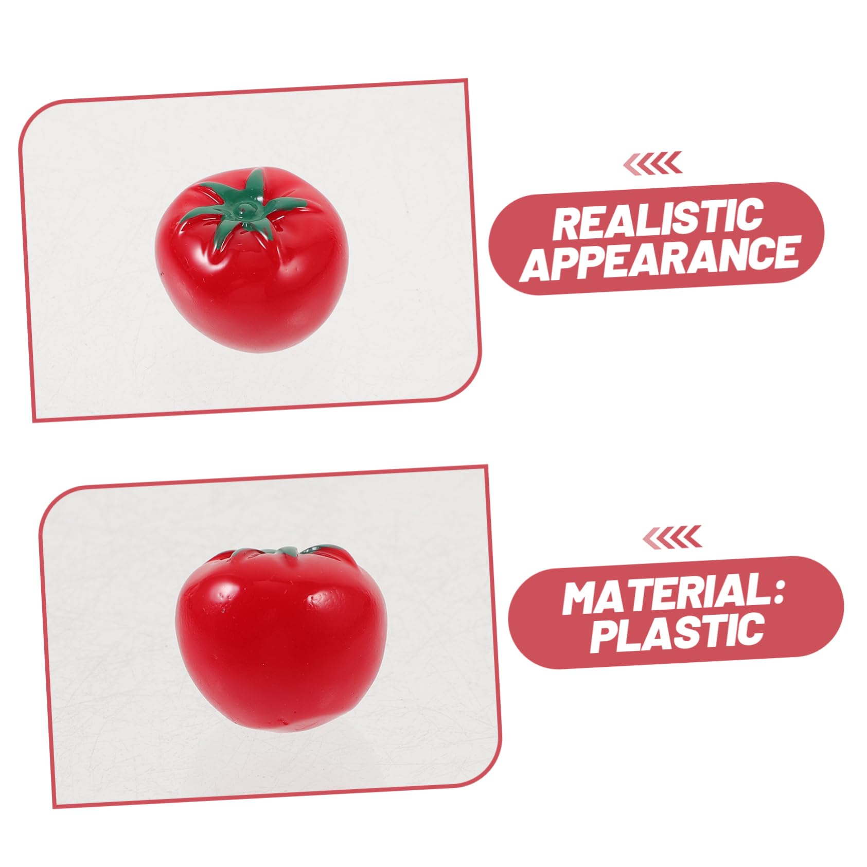 12 Pezzi Pomodori Artificiali In Miniatura - Modelli In Resina Per Casa Delle Bambole, Decorazioni Fai Da Te, Accessori Per Presepi E Attività Artigianali