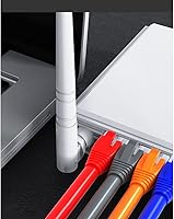 Vista 5 de 50 fundas de alivio de tensión Cat7 Cat7A Cat8, RJ45, cubierta de conector de red modular, tapa de conector de cable, color negro