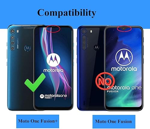 Miniatura 2 de Funda de teléfono para Motorola Moto ONE Fusion Plus (no compatible con una fusión)Fusion+, arte delgado, antiarañazos, a prueba de golpes, armadura