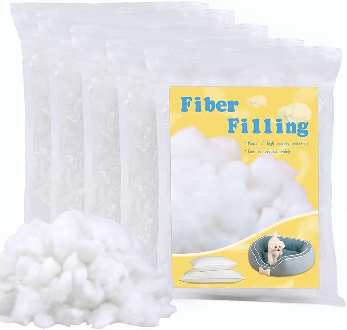 WONVOC Polyester Fiber Fill Stuffing, Stuffing for Stuffed