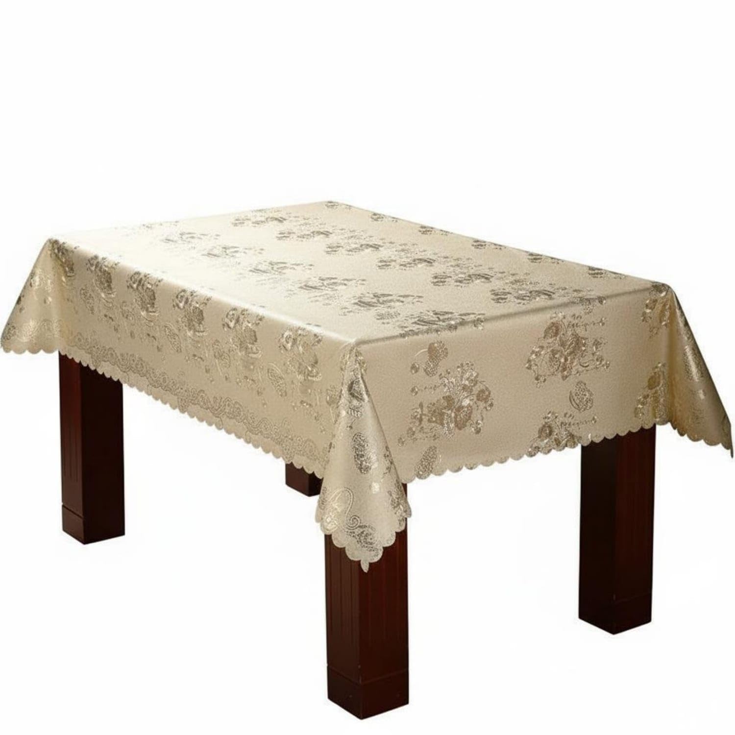 PVC Tablecloth Oil-Resistant PVC Table Cloth Waterproof Tablecloth Luxury Design Waterproof Dining Table Cover Heat Resistant, 110 * 160cm, Princess Basket | Home & Garden-image-38