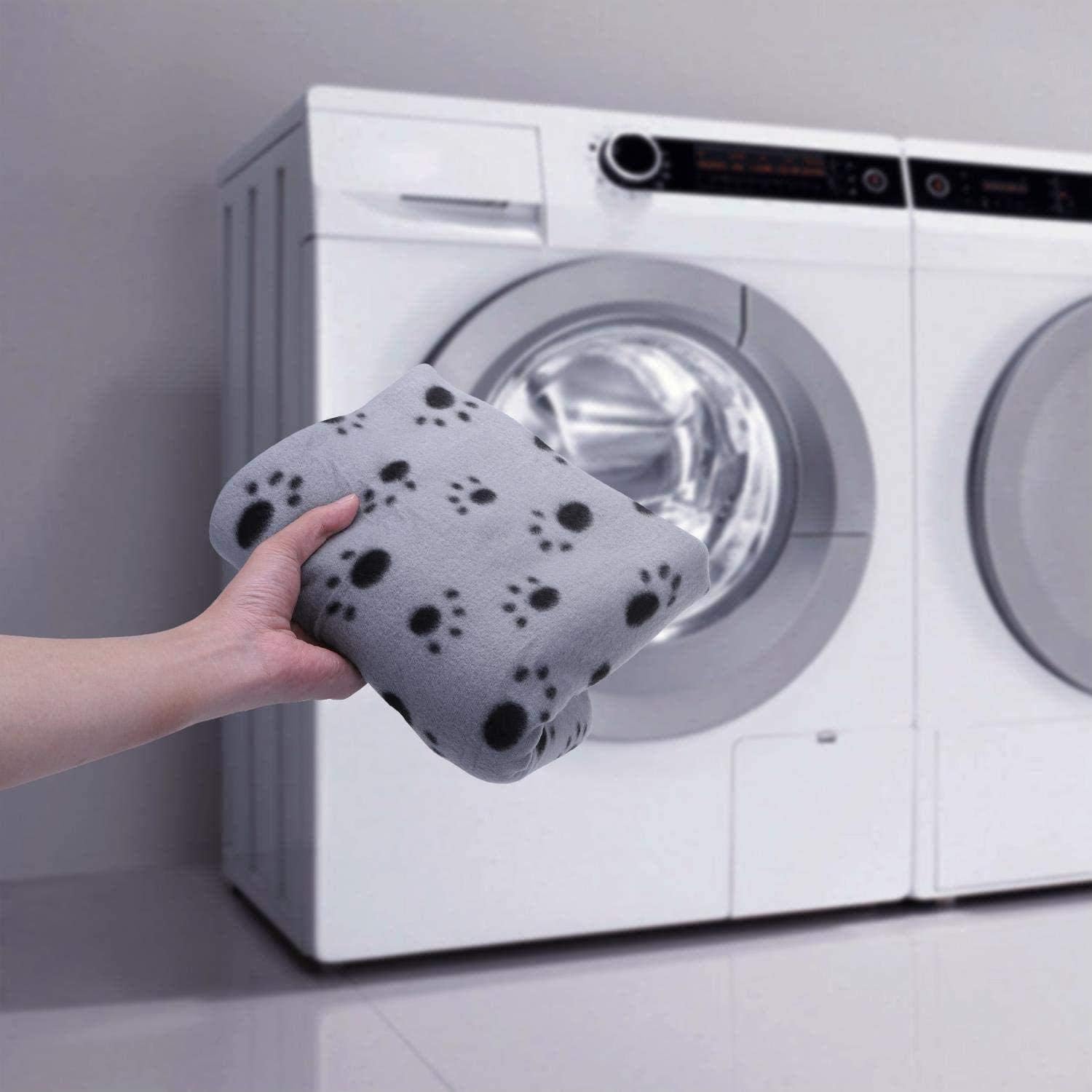 Voarge 3 Pieces Large Soft Fleece Blankets for Dogs Cats Rabbits and