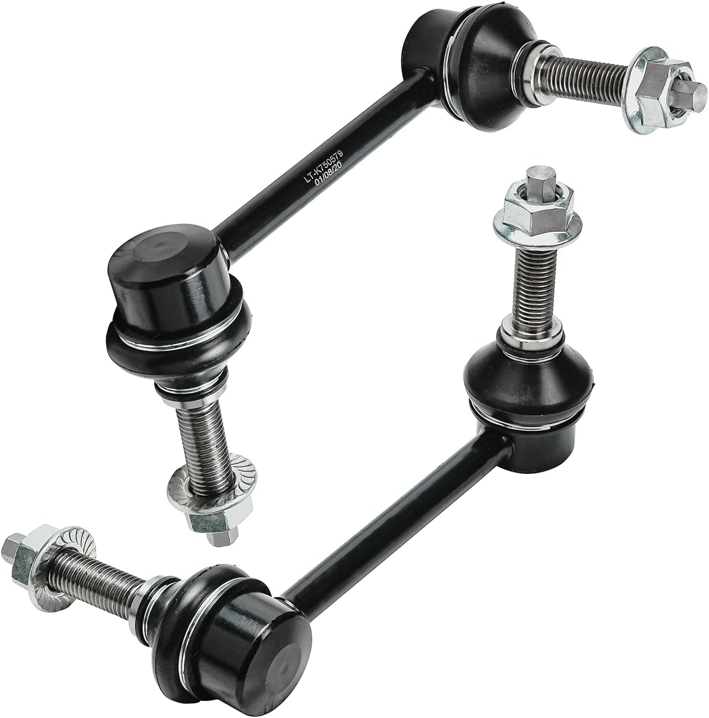 Detroit Axle - 14pc Front End Kit for 2011-2015 Dodge Durango Jeep Grand Cherokee, Lower Control Arms Tie Rods Sway Bars Lower Ball Joints Wheel Bearing Hubs Boots + Bellows 2012 2013 2014 Replacement
