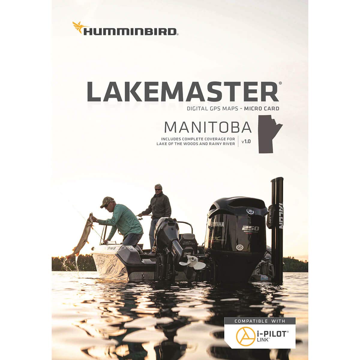 Humminbird 600056-1 LakeMaster Manitoba V1 Digital GPS Maps Micro Card