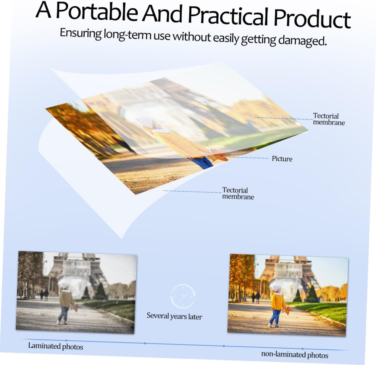 Laminating Machine Thermal Laminator for Home Office Fast Warm Up User Friendly Design Versatile Photo Document Lamination Includes US Plug