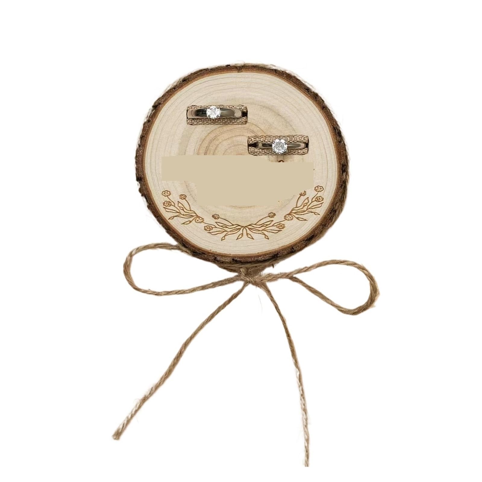 WWYYZAYC Wooden Wedding Rings Box Proposal Ringbox Engagement Ring(Color-03)