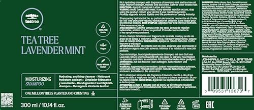 Tea Tree S-PM-126-B9 Lavender Mint Moisturizing Shampoo, Hydrates + Soothes, For Coarse + Dry Hair thumb #7