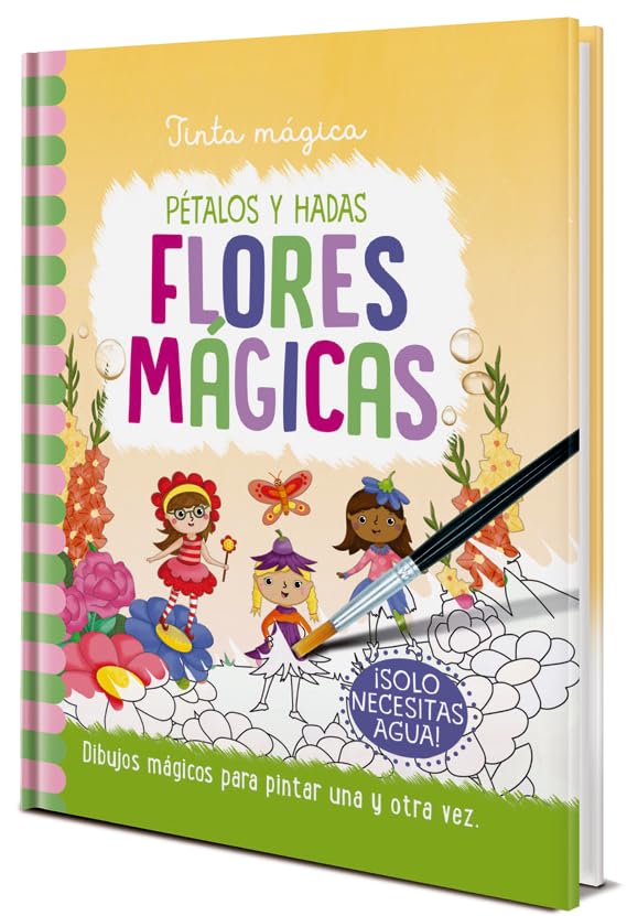 Tinta mágica: FLORES MÁGICAS (DIBUJO Y MANUALIDADES)
