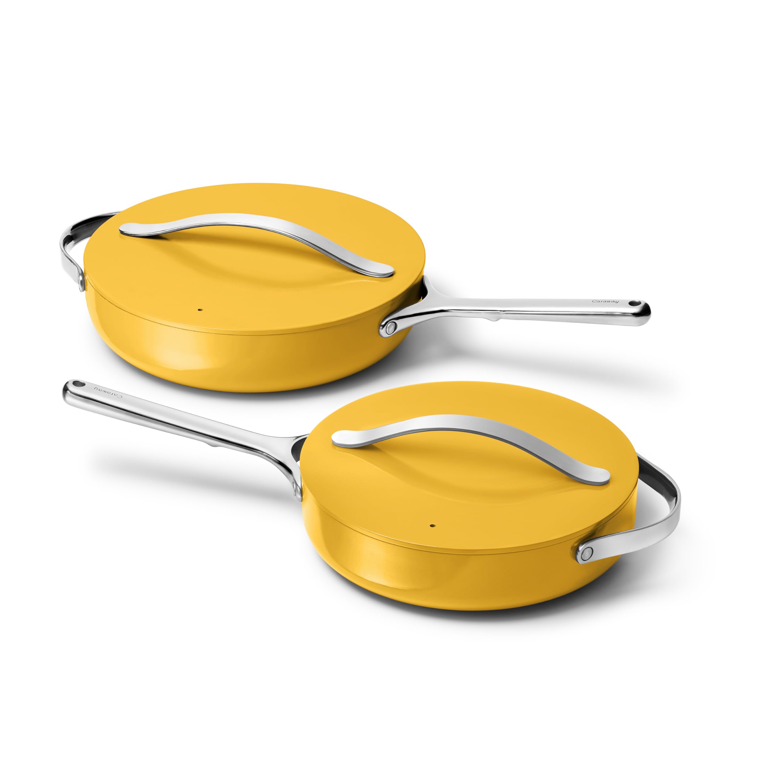 Caraway 4-Piece Sauté Pan Duo with Lids