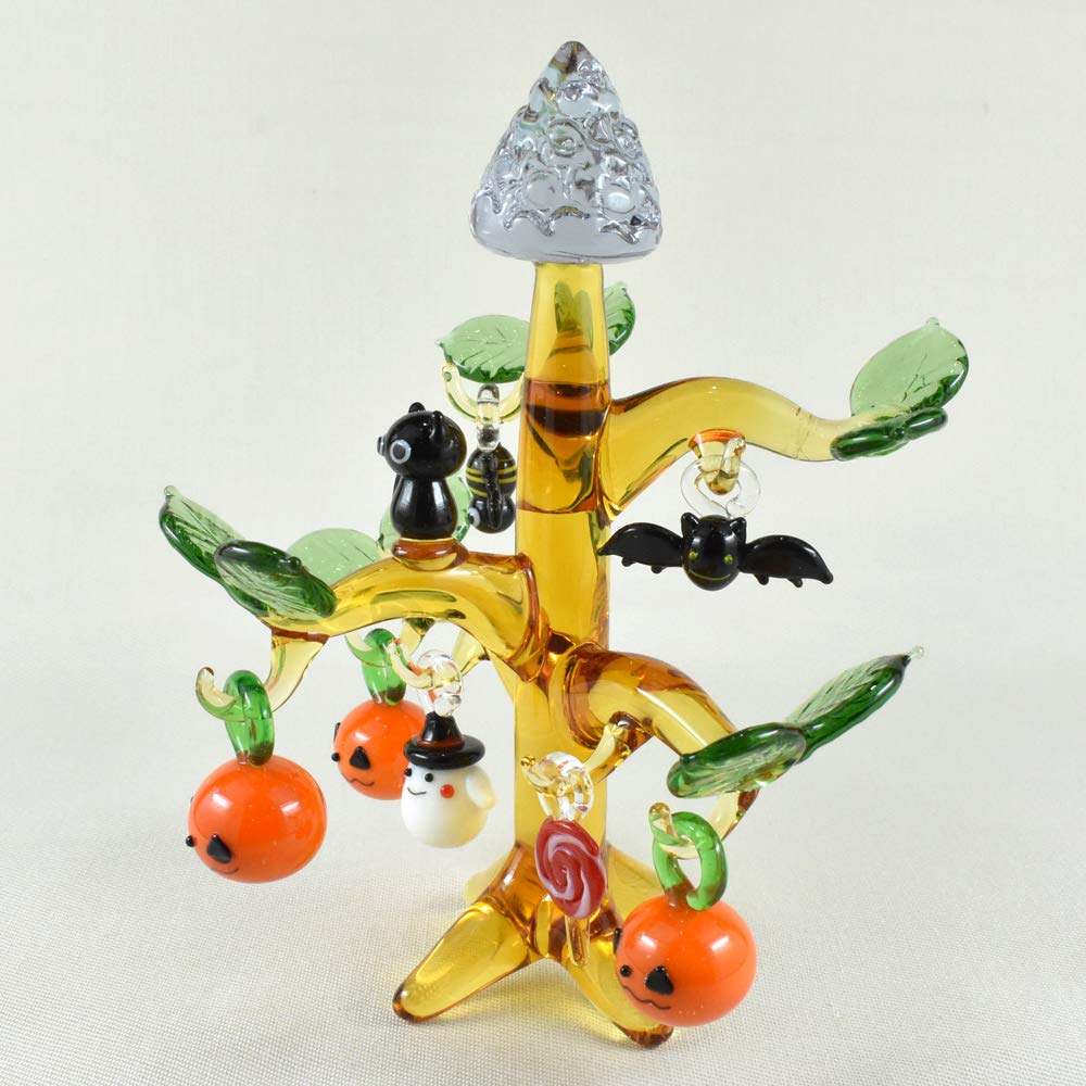 Amazon.co.jp: かわいい手作り ガラス細工 ハロウィンの森