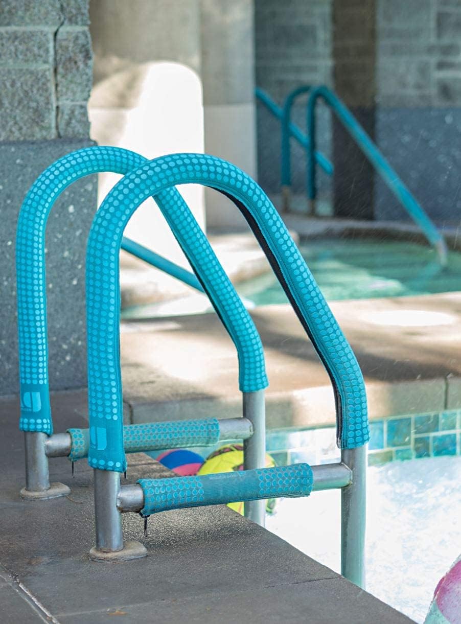 Indian Teal KoolGrips Comfort Swimming Pool and Spa Ladder Handrail Grip - 4 Foot (1.9 inches diameter)