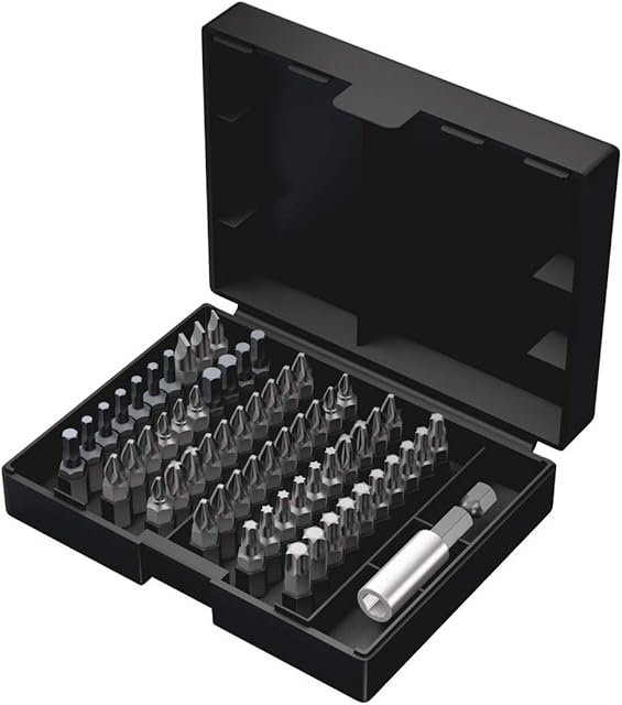 Wera 05057127001"Universal 3" Bit-Safe - Silver (61-Piece)